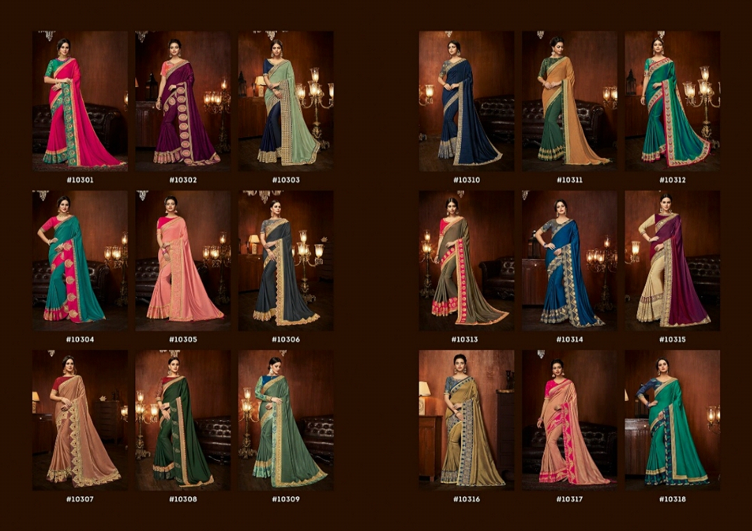 Motifs And More Vol-3 By Motifs & More 10301 To 10318 Series Indian Traditional Wear Collection Beautiful Stylish Fancy Colorful Party Wear & Occasional Wear Sarees At Wholesale Price