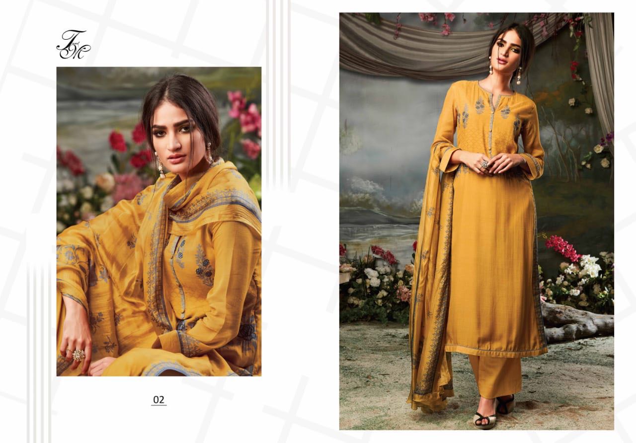 Munhar By T & M Designer 01 To 12 Series Designer Pakistani Suits Beautiful Stylish Fancy Colorful Casual Wear & Ethnic Wear Cotton Silk Printed Dresses At Wholesale Price