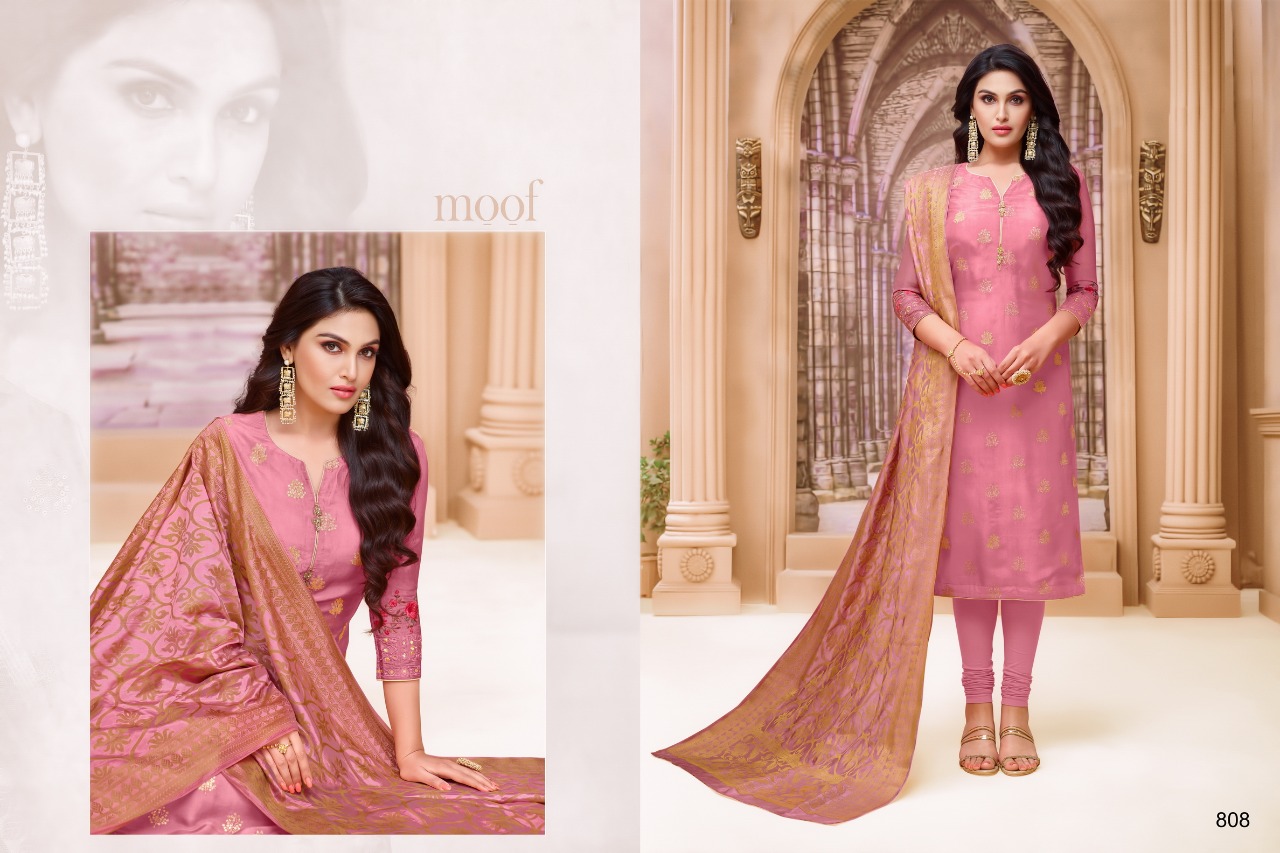 Naari Vol-2 By Moof Fashion 801 To 808 Series Designer Suits Collection Beautiful Stylish Fancy Colorful Party Wear & Occasional Wear Nancy Silk Embroidered Dresses At Wholesale Price