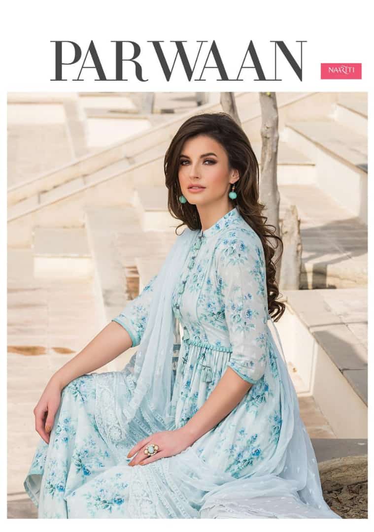 Parwaan By Naariti 2580 To 2586 Series Beautiful Colorful Fancy Stylish Casual Wear & Ethnic Wear Cotton Butta Digital Print Dresses At Wholesale Price