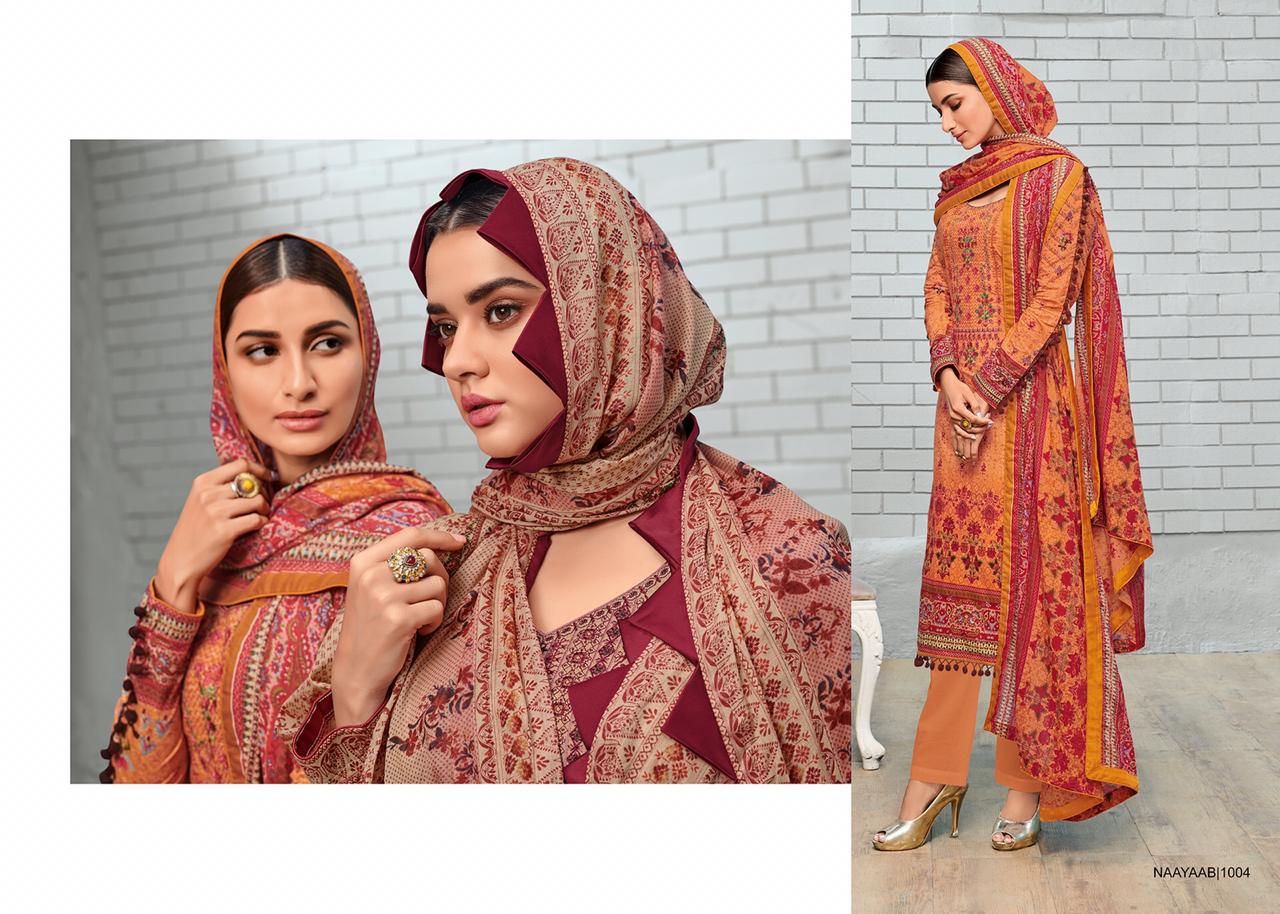 Naayaab By House Of Lawn 1001 To 1010 Series Beautiful Suits Stylish Colorful Fancy Casual Wear & Ethnic Wear Karachi Lawn Digital Print With Embroidery Dresses At Wholesale Price