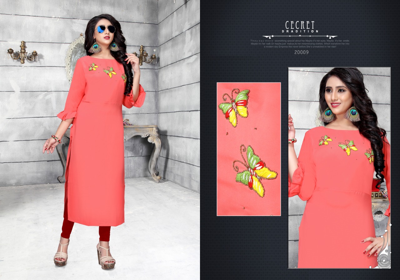 Nakkashi Vol-2 By  Neeti Creation  2008 To 2014 Series Indian Traditional Wear Collection Beautiful Stylish Fancy Colorful Party Wear & Occasional Wear Heavy Rayon With Butter Crape Inner Kurtis At Wholesale Price