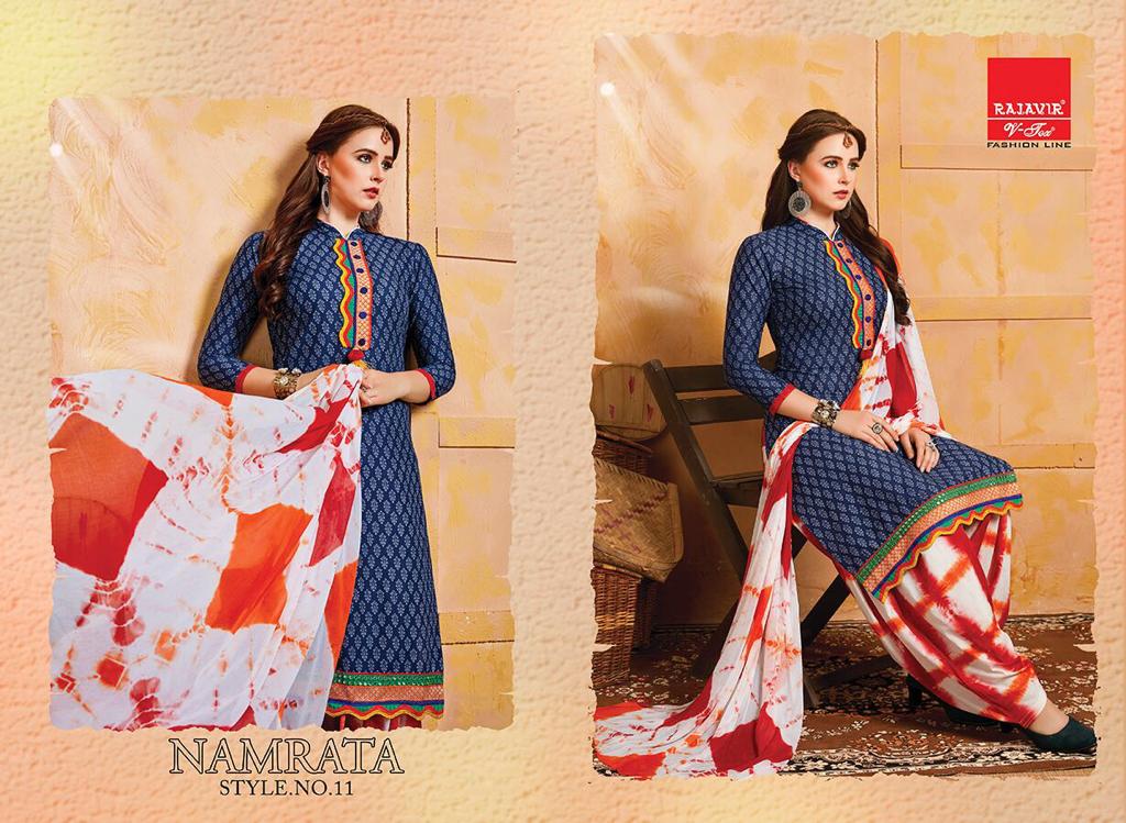 Namrata By Rajavir Fashion Line 09 To 17 Series Beautiful Stylish Fancy Colorful Casual Wear & Ethnic Wear & Ready To Wear Pure Cotton Print And Embroidered Dresses At Wholesale Price