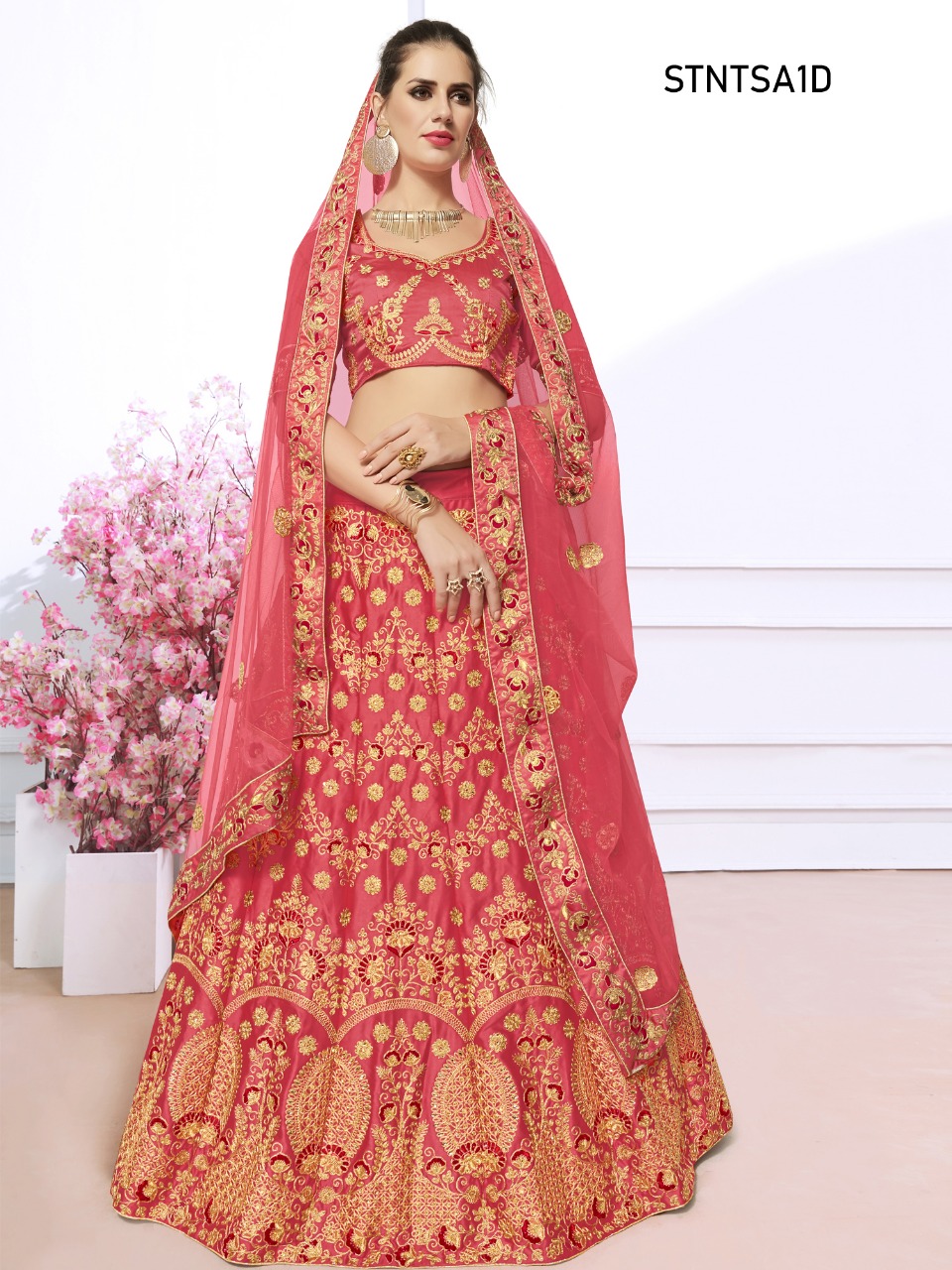 Natasha By Aasvaa 1001-a To 1001-f Series Indian Wedding Wear Collection Beautiful Stylish Fancy Colorful Party Wear & Occasional Wear Net Lehengas At Wholesale Price