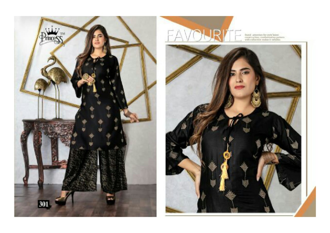 Nature By Princess 01 To 05 Series Stylish Fancy Beautiful Colorful Casual Wear & Ethnic Wear Heavy Rayon Gold Printed Kurtis At Wholesale Price