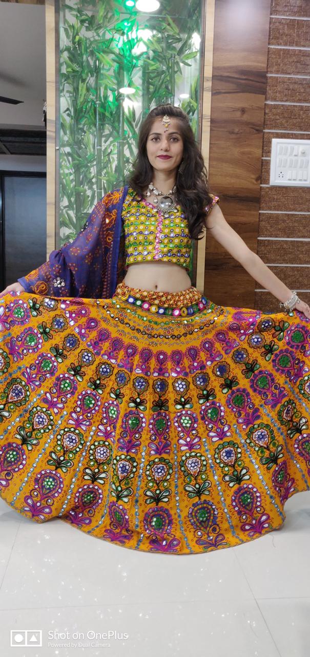 Navratri Collection 2019 Vol-2 By Fashid Wholesale 2001 To 2004 Series Designer Beautiful Navratri Collection Occasional Wear & Party Wear Pure Cotton Lehengas At Wholesale Price