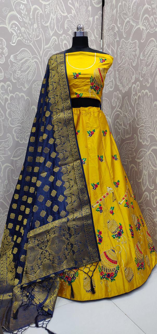 Navratri Special Vol-29 By Fashid Wholesale 2901 To 2905 Series Designer Beautiful Navratri Collection Occasional Wear & Party Wear Silk Satin Lehengas At Wholesale Price
