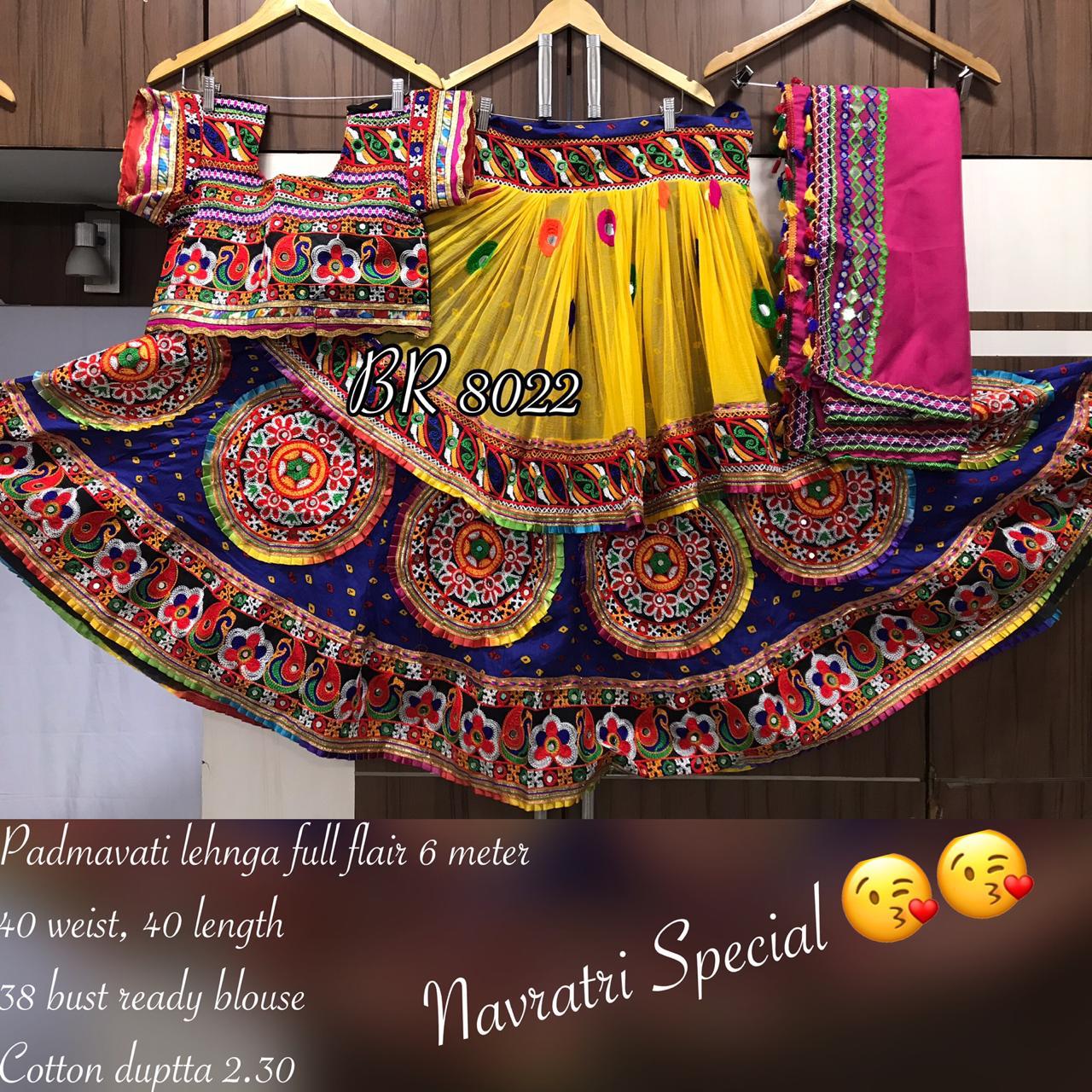 Navratri Special 8022 Colours By Fashid Wholesale 8022-a To 8022-e Series Designer Beautiful Navratri Collection Occasional Wear & Party Wear Fancy Lehengas At Wholesale Price