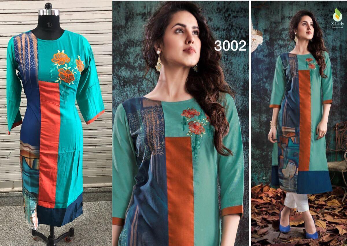 THE LIBAS COLLECTION NAVRATRI SPECIAL KURTI WITH PENT WITH