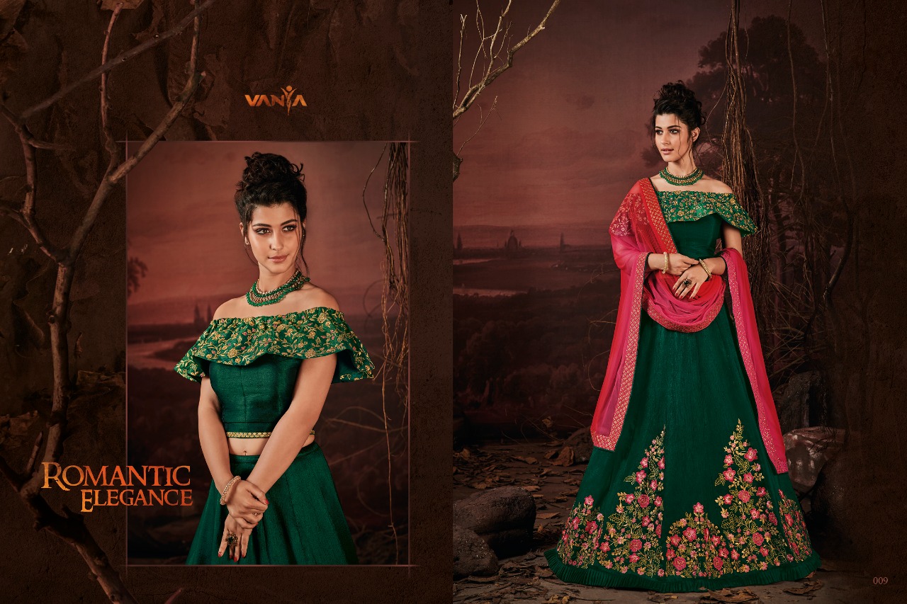 Nazakat By Vanya 01 To 012 Series Indian Bridal Wear Collection Beautiful Stylish Fancy Colorful Wedding Wear & Occasional Wear Fancy Embroidered Lehengas At Wholesale Price