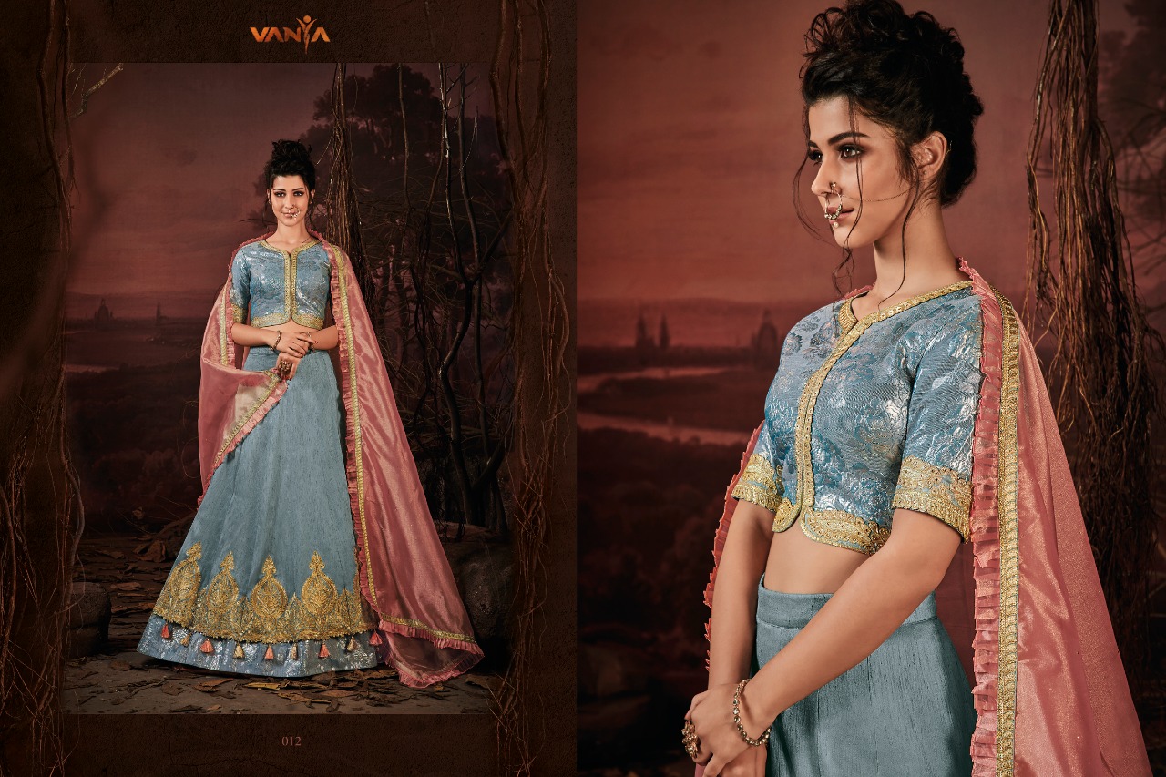 Nazakat By Vanya 01 To 012 Series Indian Bridal Wear Collection Beautiful Stylish Fancy Colorful Wedding Wear & Occasional Wear Fancy Embroidered Lehengas At Wholesale Price