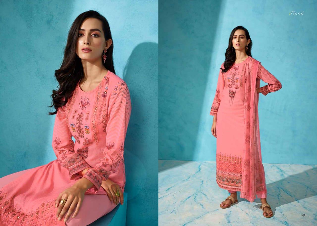 Nevika By Itrana Beautiful Winter Collection Suits Stylish Fancy Colorful Casual Wear & Ethnic Wear Linen Digital Printed Dresses At Wholesale Price