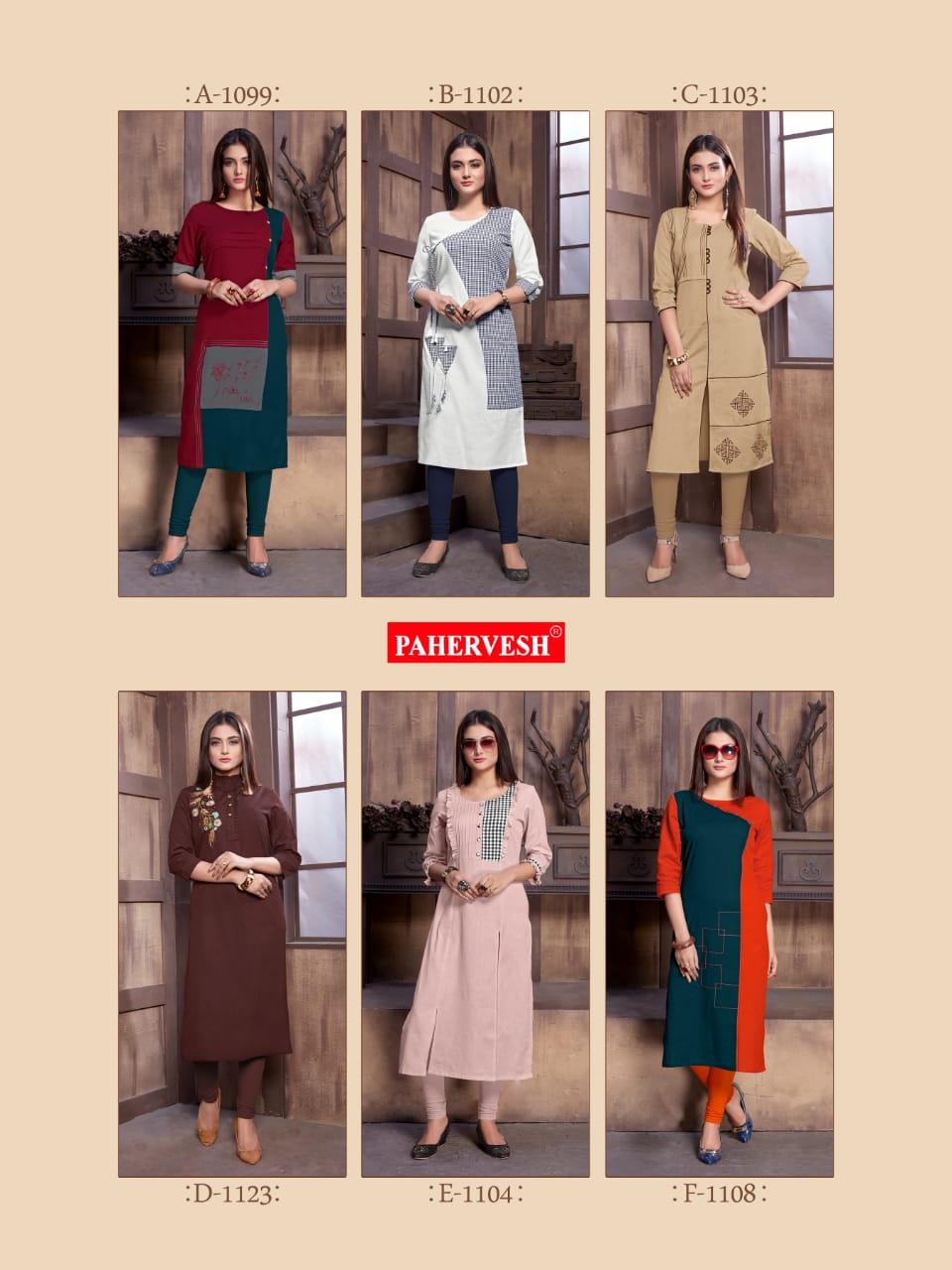 Niharika Vol-4 By Pahervesh Beautiful Designer Colorful Stylish Fancy Casual Wear & Ethnic Wear & Ready To Wear Cotton Flex Embroidered Kurtis At Wholesale Price