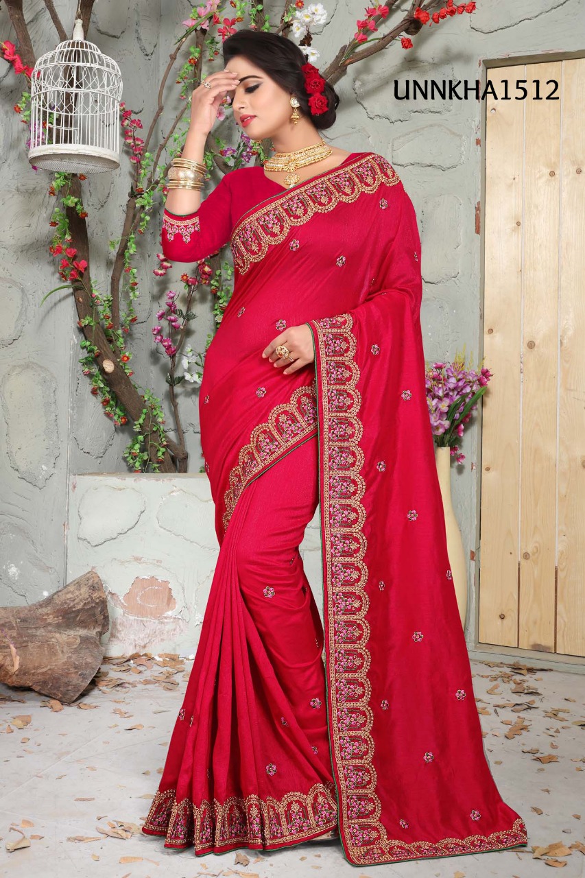 Nikah By Fashid Wholesale 1511 To 1520 Series O Indian Traditional Wear Collection Beautiful Stylish Fancy Colorful Party Wear & Occasional Wear Vicitra Silk Sarees At Wholesale Price