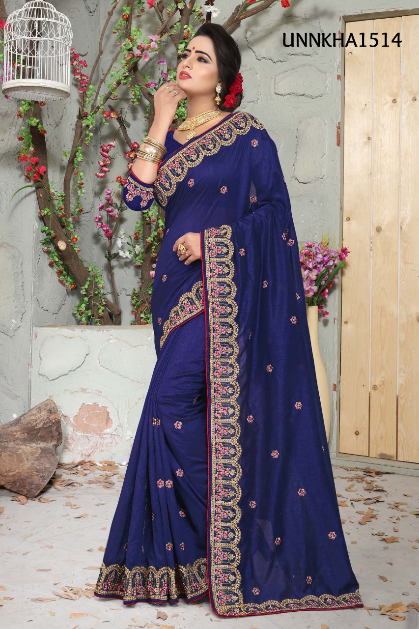 Nikah By Fashid Wholesale 1511 To 1520 Series O Indian Traditional Wear Collection Beautiful Stylish Fancy Colorful Party Wear & Occasional Wear Vicitra Silk Sarees At Wholesale Price