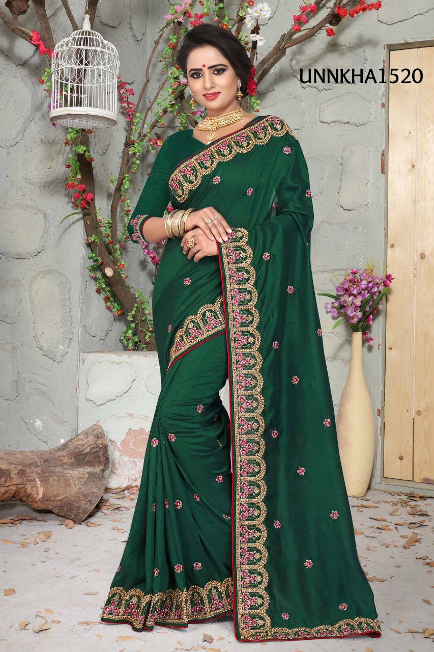 Nikah By Fashid Wholesale 1511 To 1520 Series O Indian Traditional Wear Collection Beautiful Stylish Fancy Colorful Party Wear & Occasional Wear Vicitra Silk Sarees At Wholesale Price