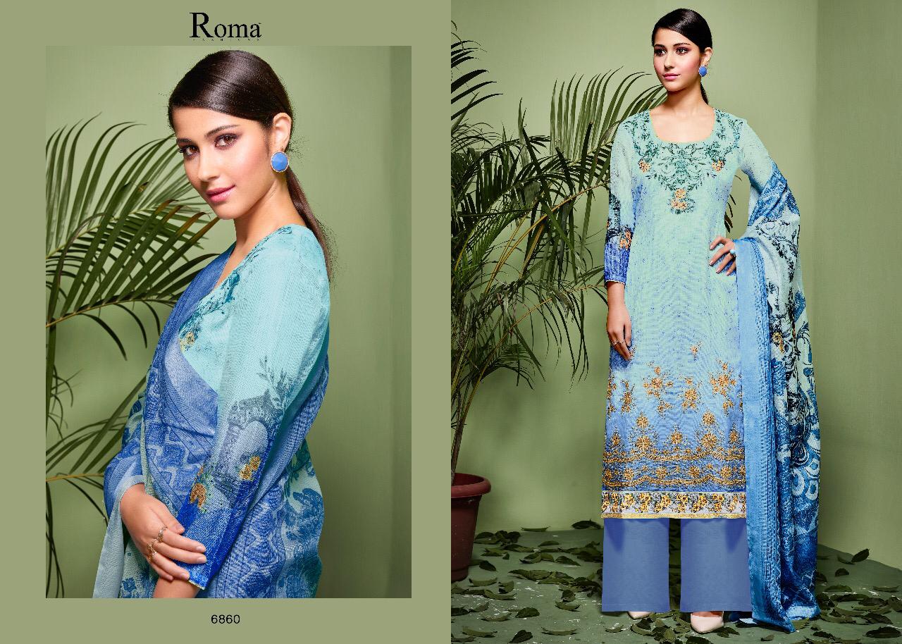 Nikki Vol-2 By Roma Fashions 6855 To 6864 Series Beautiful Suits Stylish Fancy Colorful Party Wear & Ethnic Wear Kota Cheks Digital Printed Dresses At Wholesale Price