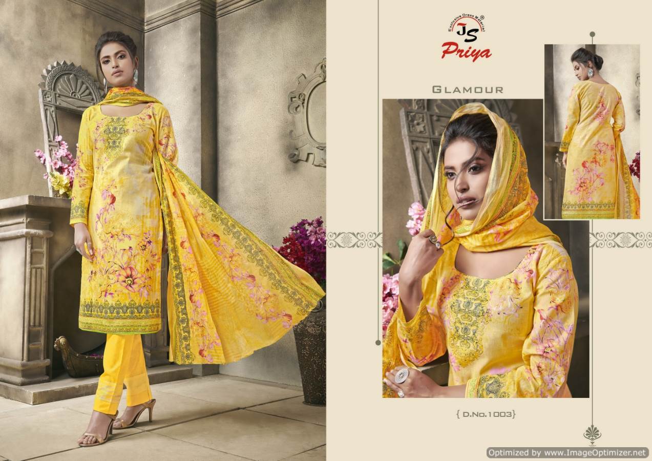 Noor Fathima By J S Priya 1001 To 1010 Series Indian Traditional Wear Collection Beautiful Stylish Fancy Colorful Party Wear & Occasional Wear Cotton Printed Dress At Wholesale Price