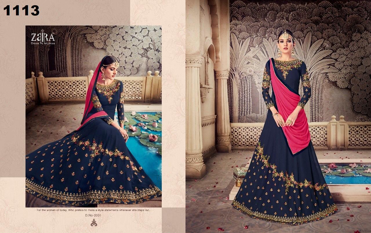 Noorjahan Hit List By Zaira Designer Anarkali Suits Beautiful Stylish Fancy Colorful Festive Collection Party Wear & Occasional Wear Georgette Embroidered Dresses At Wholesale Price