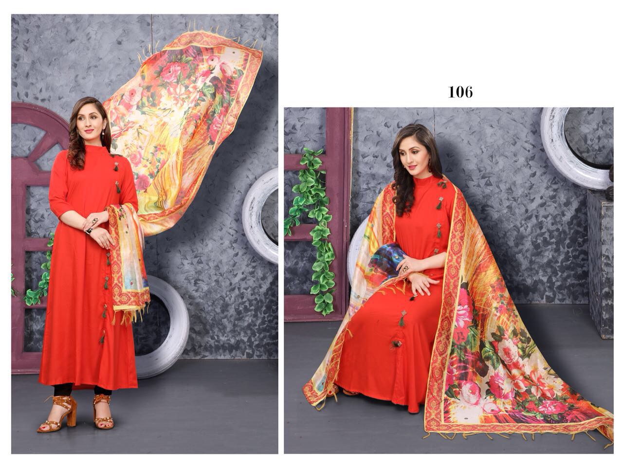 Noor By Jugnii 101 To 108 Series Stylish Colorful Fancy Beautiful Casual Wear & Ethnic Wear Plain Viscose Rayon Kurtis At Wholesale Price