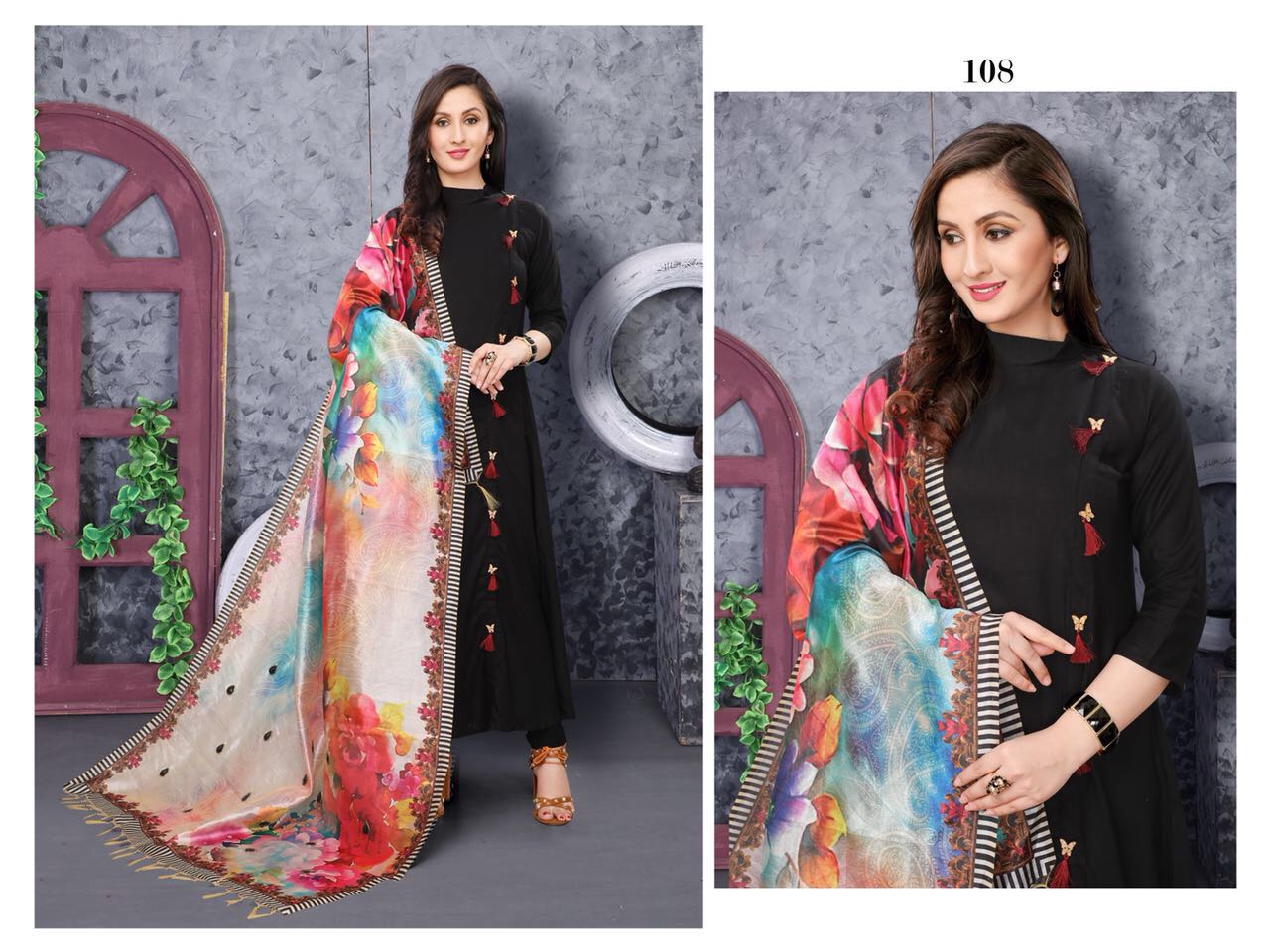 Noor By Jugnii 101 To 108 Series Stylish Colorful Fancy Beautiful Casual Wear & Ethnic Wear Plain Viscose Rayon Kurtis At Wholesale Price