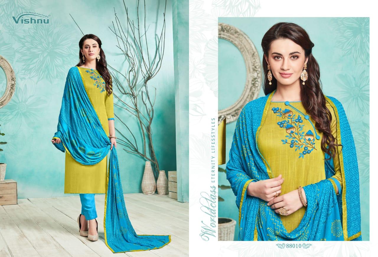 Noureen Vol-7 By Vishnu Impex 88001 To 88012 Series Designer Suits Collection Beautiful Stylish Fancy Colorful Party Wear & Occasional Wear Modal Silk Pattern Dresses At Wholesale Price