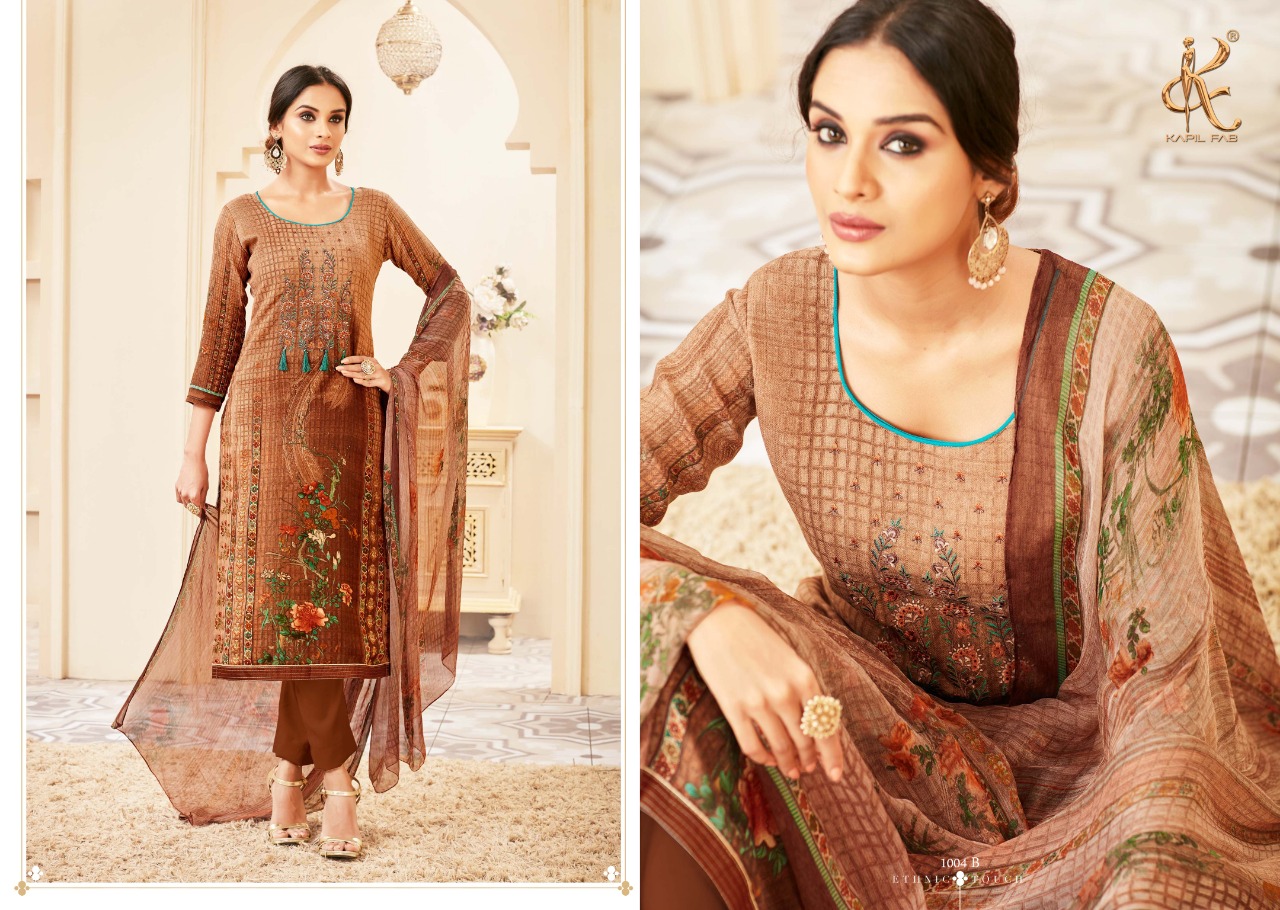 Nura By Kapil Fab 1001-a To 1004-b Series Winter Collection Suits Beautiful Suits Stylish Fancy Colorful Winter Wear & Ethnic Wear Collection Pure Pashmina Embroidered Dresses At Wholesale Price