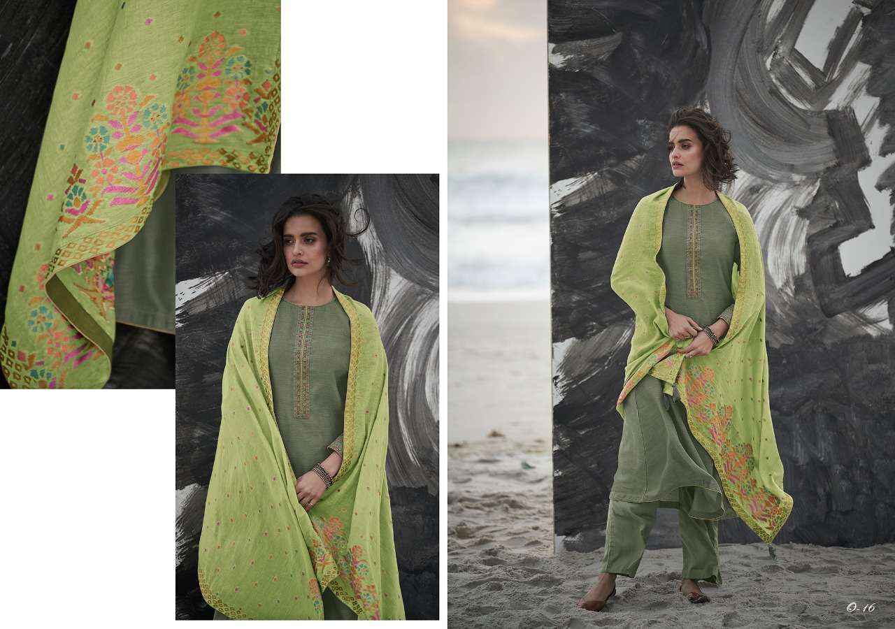 Ora By Varsha Fashion 11 To 18 Series Beautiful Stylish Fancy Colorful Casual & Party Wear & Ethnic Wear Pure Moonga Silk With Embroidery Dresses At Wholesale Price