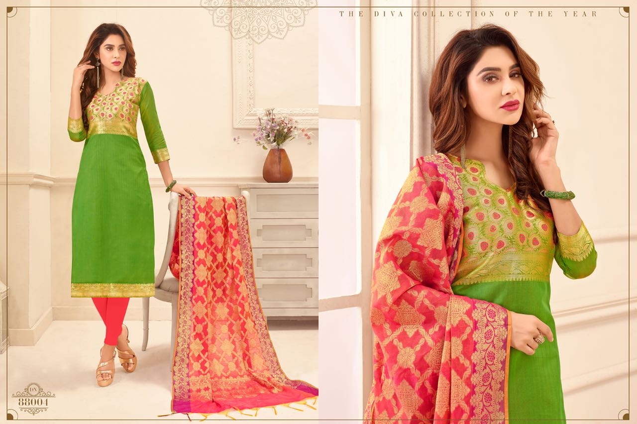 Orange Candy By B.g. Impex 88001 To 88012 Series Beautiful Stylish Fancy Colorful Party Wear & Ethnic Wear Banarasi Silk Dresses At Wholesale Price