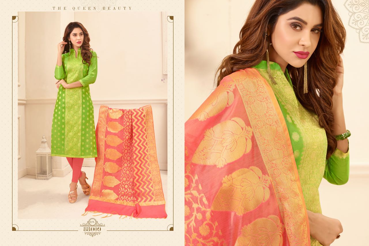 Orange Candy By B.g. Impex 88001 To 88012 Series Beautiful Stylish Fancy Colorful Party Wear & Ethnic Wear Banarasi Silk Dresses At Wholesale Price