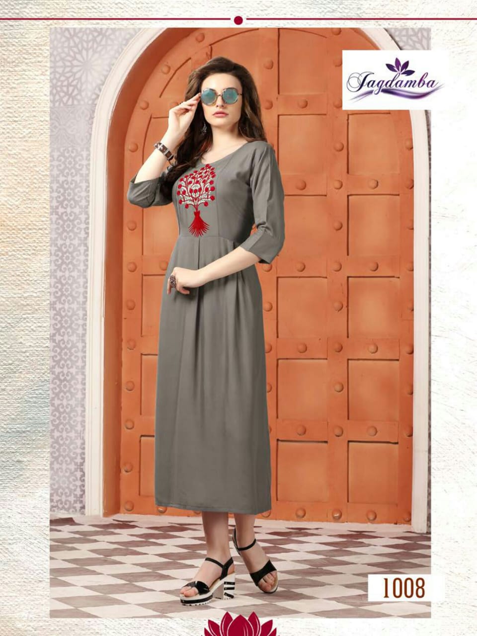 Oreoo By Jagdamba 1001 To 1010 Series Designer Beautiful Stylish Fancy Colorful Casual Wear & Ethnic Wear & Ready To Wear Rayon Printed Kurtis At Wholesale Price