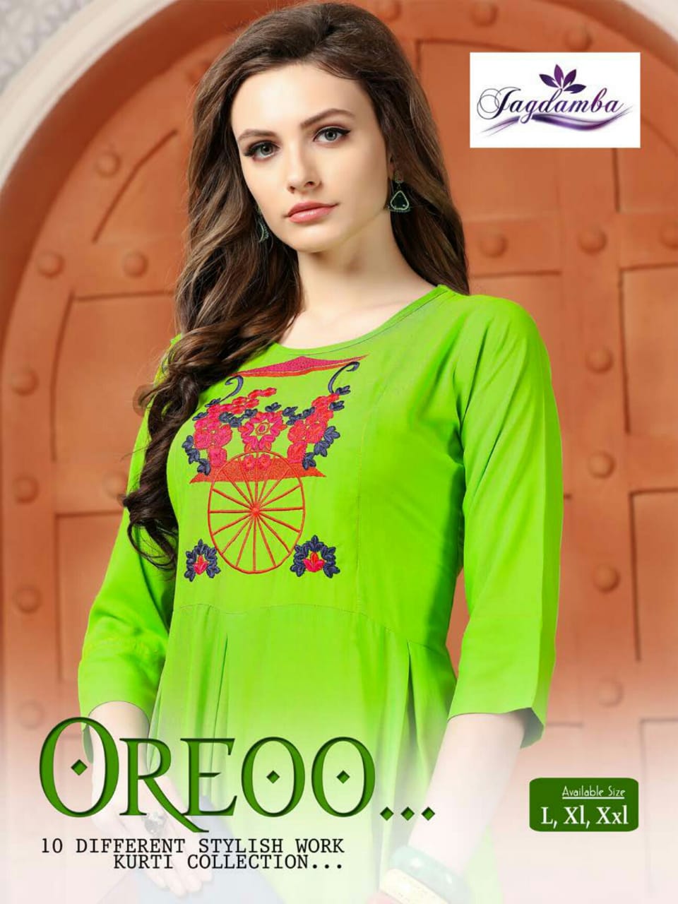 Oreoo By Jagdamba 1001 To 1010 Series Designer Beautiful Stylish Fancy Colorful Casual Wear & Ethnic Wear & Ready To Wear Rayon Printed Kurtis At Wholesale Price