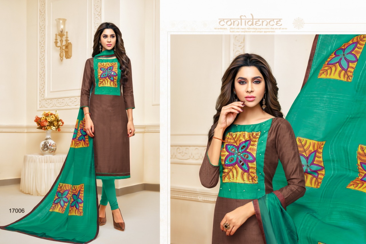Oxford Vol-2 By Kapil Tex 17001 To 17012 Series Indian Traditional Wear Collection Beautiful Stylish Fancy Colorful Party Wear & Occasional Wear South Cotton With Handwork Dresses At Wholesale Price