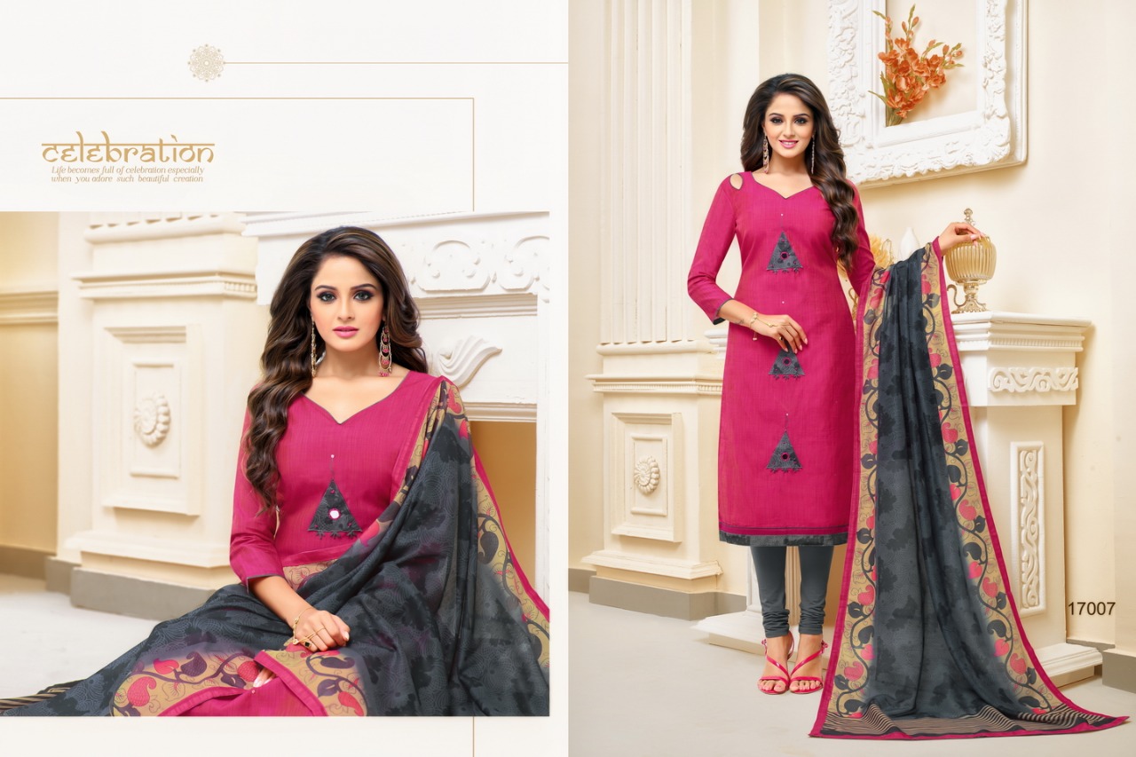 Oxford Vol-2 By Kapil Tex 17001 To 17012 Series Indian Traditional Wear Collection Beautiful Stylish Fancy Colorful Party Wear & Occasional Wear South Cotton With Handwork Dresses At Wholesale Price