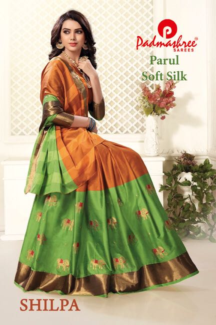 Parul By Padmashree Sarees Indian Traditional Wear Collection Beautiful Stylish Fancy Colorful Party Wear & Occasional Wear Pure Silk Cotton Sarees At Wholesale Price