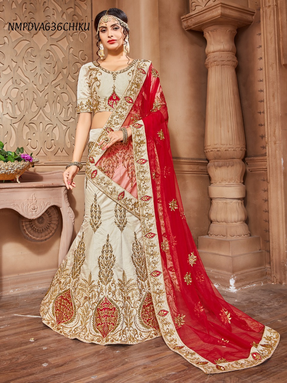royal vrindavan vol 39 10249-10257 series wedding wear banarasi silk lehenga  choli
