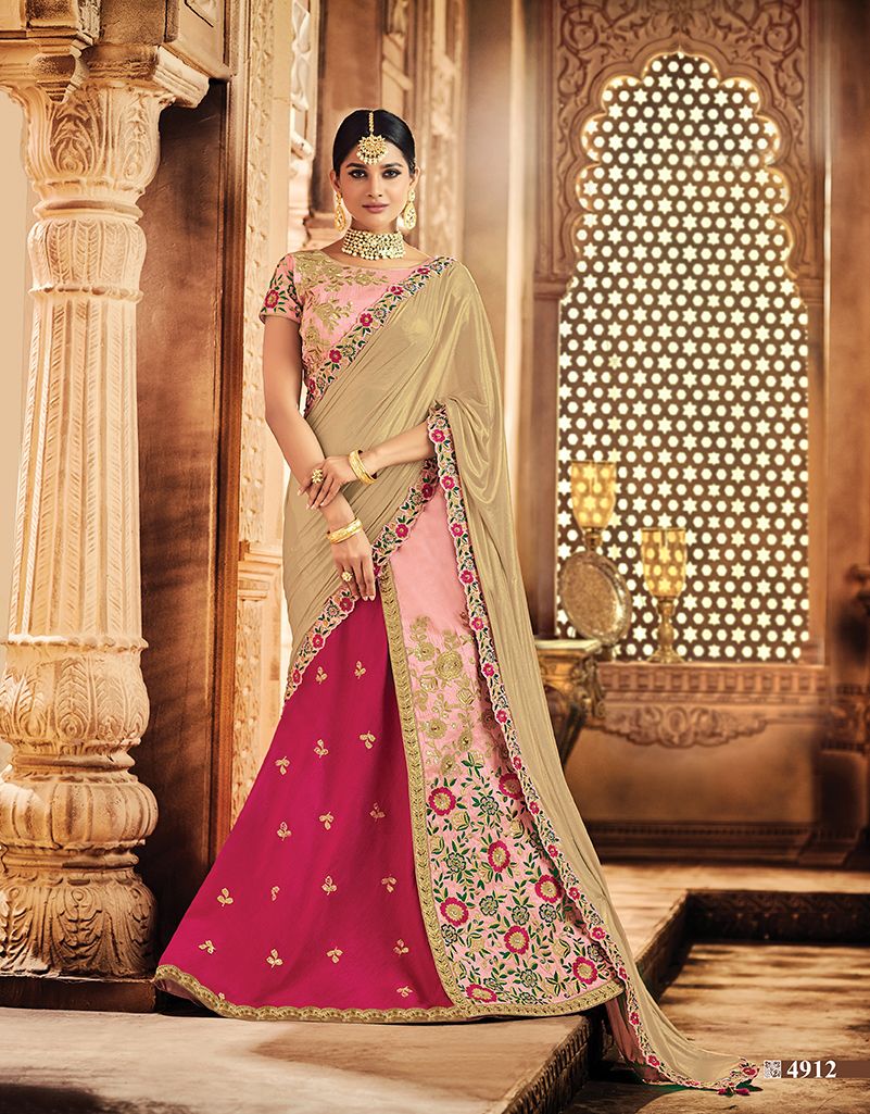 Padmavati Hit List By Mohmanthan 4900 Series Indian Designer Wedding Collection Beautiful Stylish Fancy Colorful Party Wear & Occasional Wear Fancy Lehengas At Wholesale Price