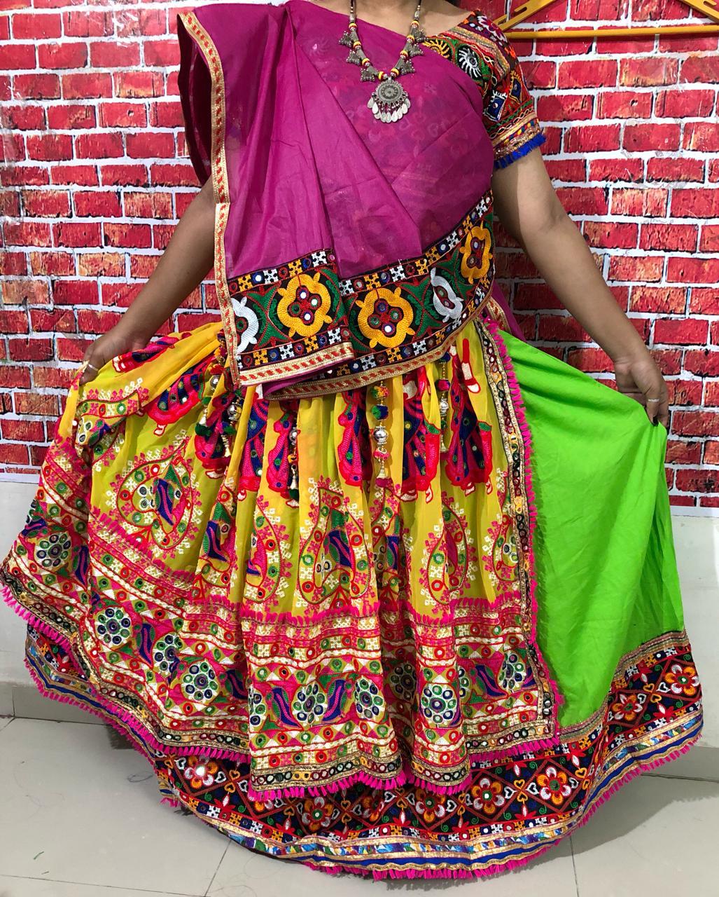 Padmavati Style By Fashid Wholesale 101 To 105 Series Indian Traditional Wear Navratri Collection Beautiful Stylish Fancy Colorful Party Wear & Occasional Wear Soft Cotton Kutch Work Chaniya Choli At Wholesale Price