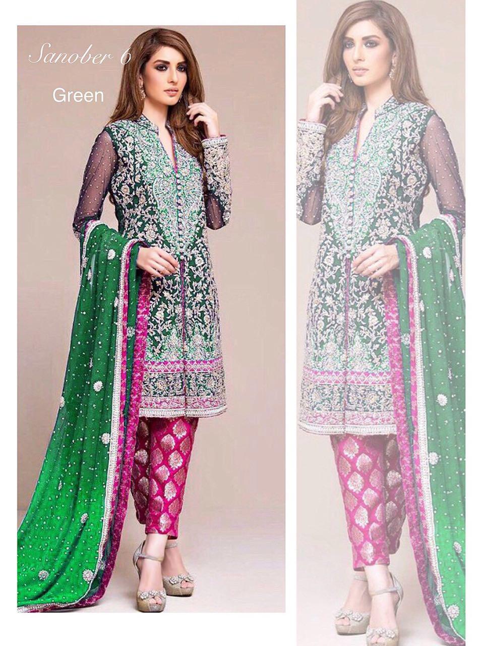 Pakistani Mix Designs By Fashid Wholesale Beautiful Pakistani Suits Colorful Stylish Fancy Casual Wear & Ethnic Wear Heavy Georgette Embroidered Dresses At Wholesale Price