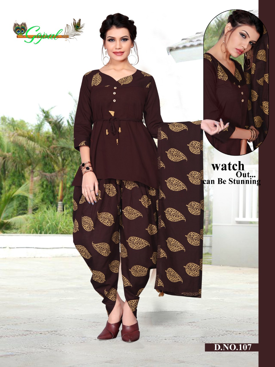 Panna Vol-1 By Gopal 101 To 110 Series Beautiful Colorful Stylish Fancy Casual Wear & Ethnic Wear & Ready To Wear Cotton Slub Mix Printed Kurtis At Wholesale Price
