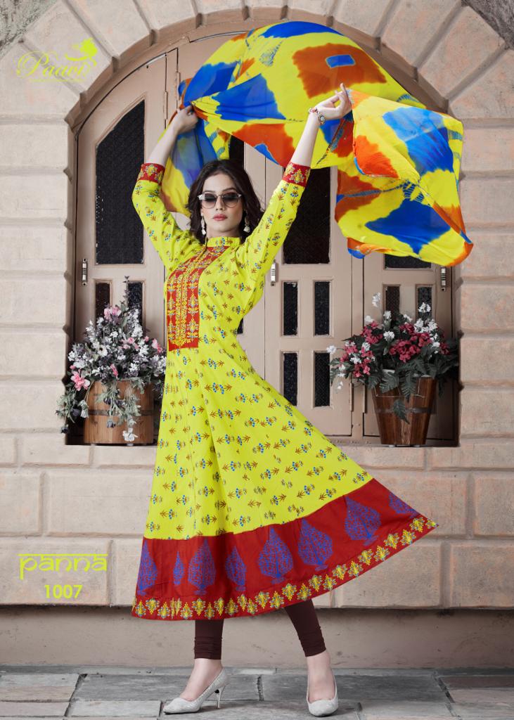 Panna Vol-13 By Mahavir Creation 1001 To 1008 Series Indian Traditional Wear Collection Beautiful Stylish Fancy Colorful Party Wear & Occasional Wear Cotton Printed Dresses At Wholesale Price