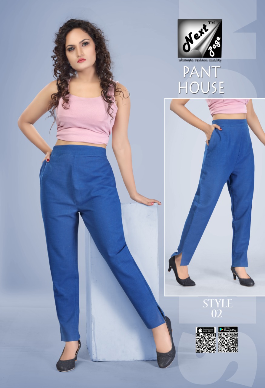 Pant House By Next Page 01 To 10 Series Beautiful Colorful Stylish Fancy Casual Wear & Ethnic Wear & Ready To Wear Heavy Cotton Pants At Wholesale Price