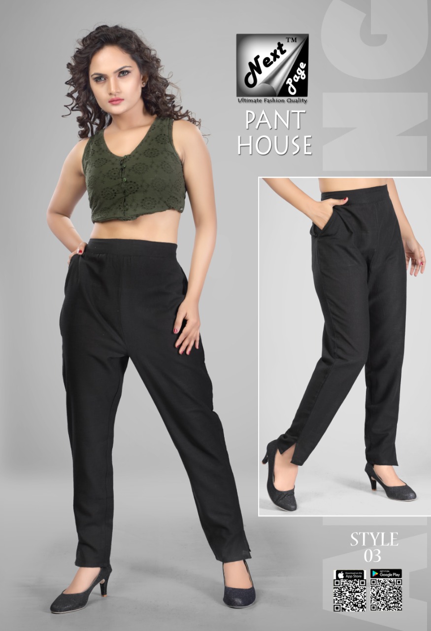 Pant House By Next Page 01 To 10 Series Beautiful Colorful Stylish Fancy Casual Wear & Ethnic Wear & Ready To Wear Heavy Cotton Pants At Wholesale Price