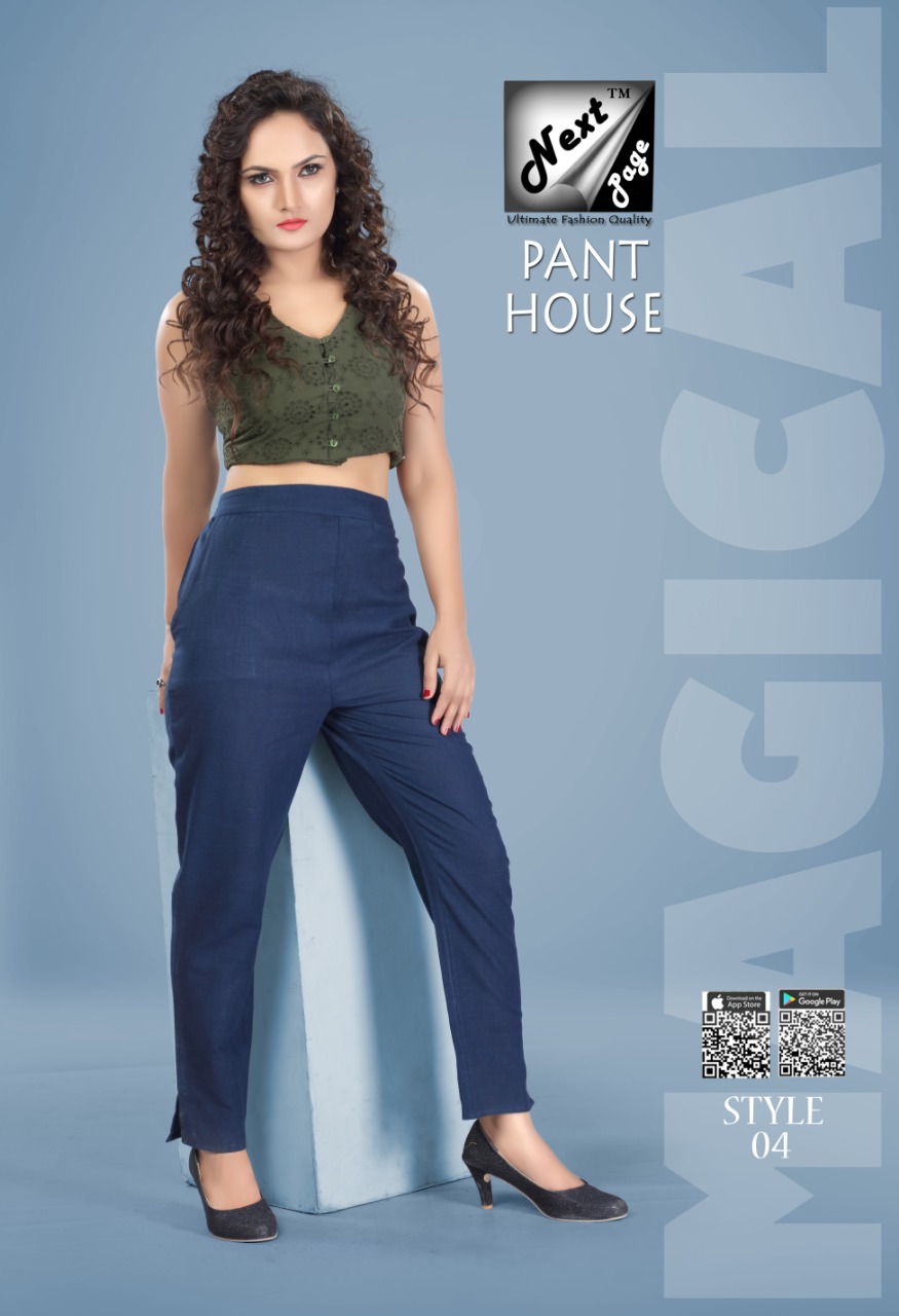 Pant House By Next Page 01 To 10 Series Beautiful Colorful Stylish Fancy Casual Wear & Ethnic Wear & Ready To Wear Heavy Cotton Pants At Wholesale Price