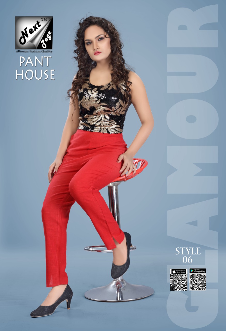 Pant House By Next Page 01 To 10 Series Beautiful Colorful Stylish Fancy Casual Wear & Ethnic Wear & Ready To Wear Heavy Cotton Pants At Wholesale Price