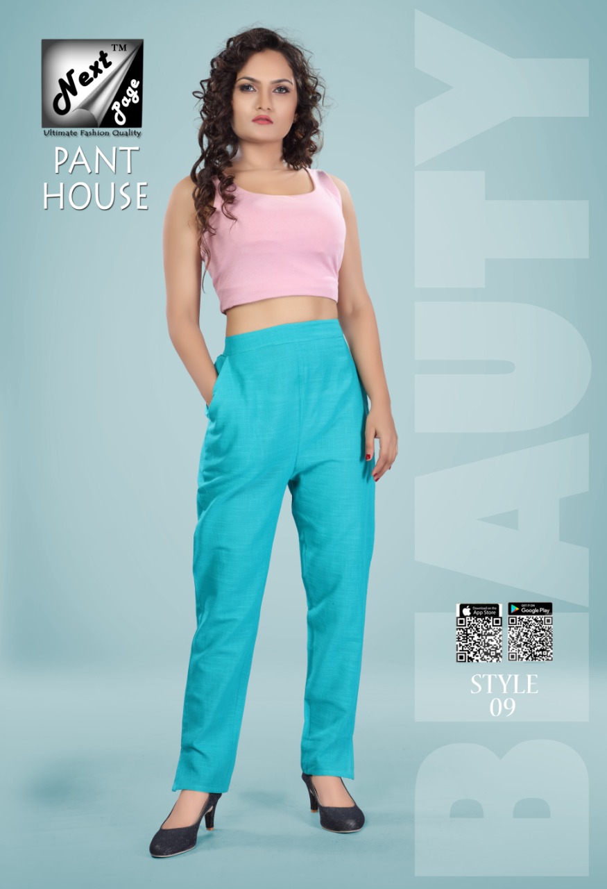 Pant House By Next Page 01 To 10 Series Beautiful Colorful Stylish Fancy Casual Wear & Ethnic Wear & Ready To Wear Heavy Cotton Pants At Wholesale Price