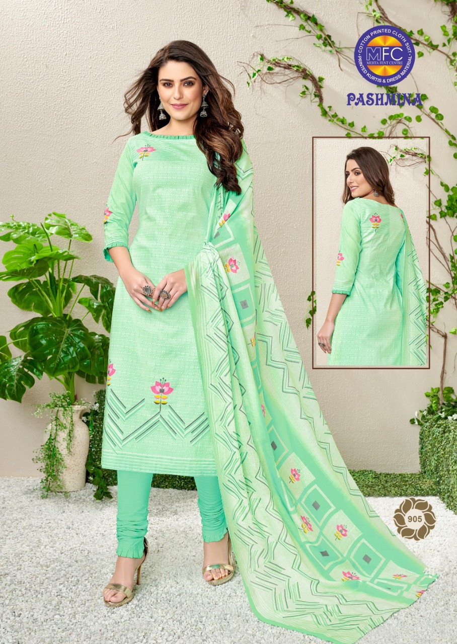 Pashmina By Hcf 901 To 912 Series Designer Suits Beautiful Stylish Fancy Colorful Party Wear & Ethnic Wear Lawn Cotton Printed Dresses At Wholesale Price