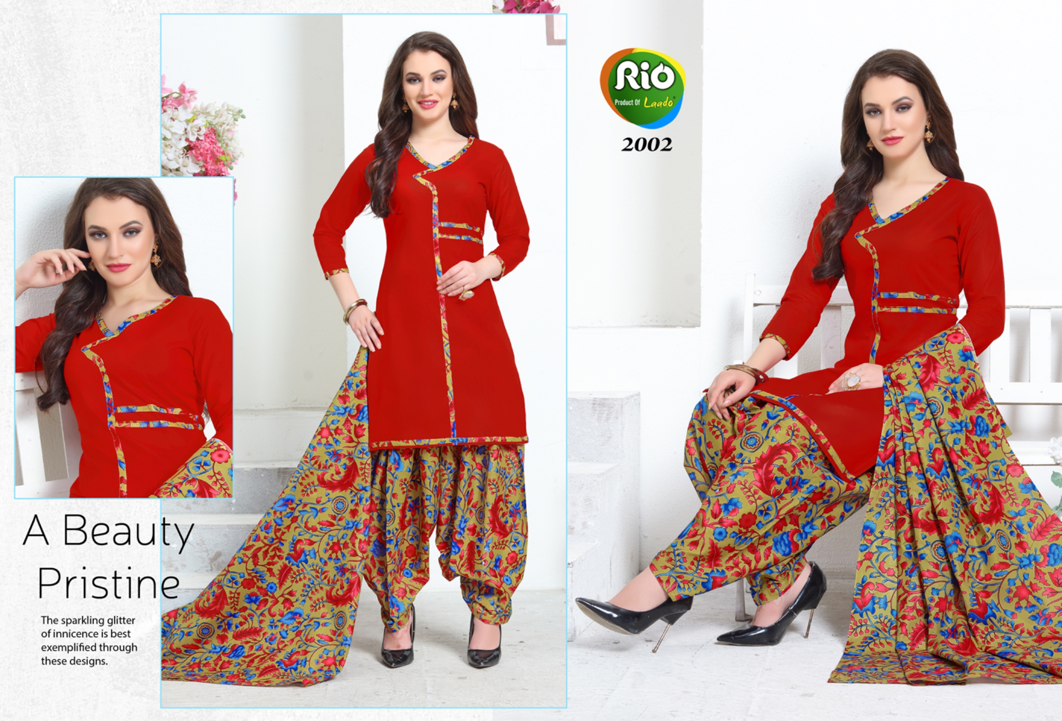 Patiyala Vol-2 By Rio 2001 To 2010 Series Beautiful Suits Stylish Fancy Colorful Party Wear & Ethnic Wear Cotton Printed Dresses At Wholesale Price