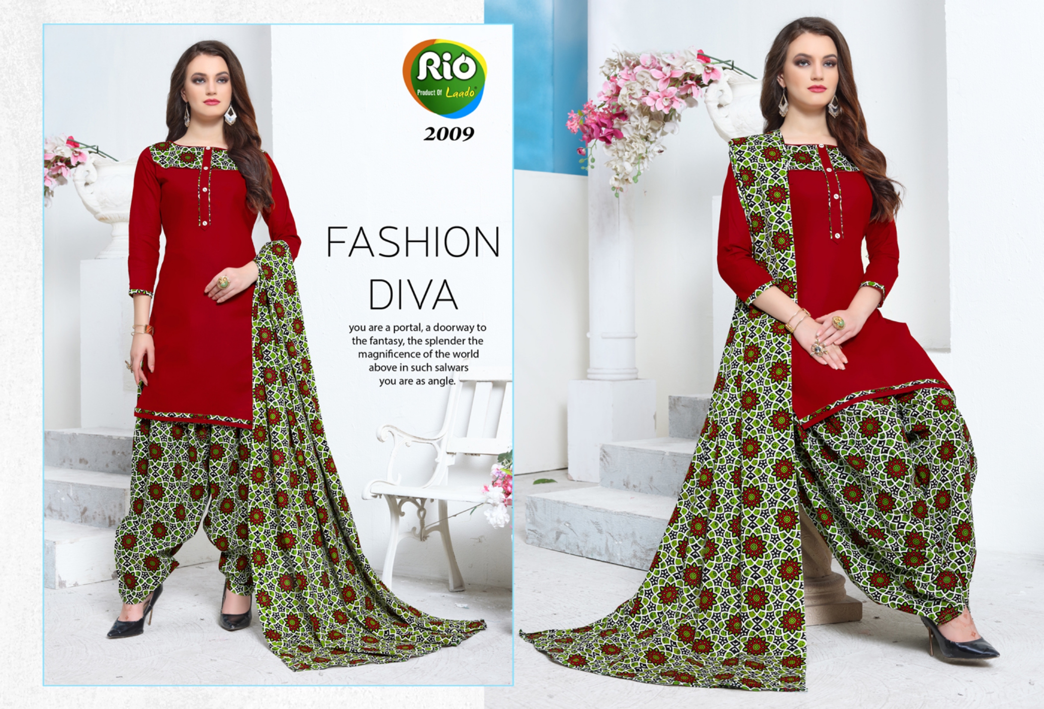 Patiyala Vol-2 By Rio 2001 To 2010 Series Beautiful Suits Stylish Fancy Colorful Party Wear & Ethnic Wear Cotton Printed Dresses At Wholesale Price