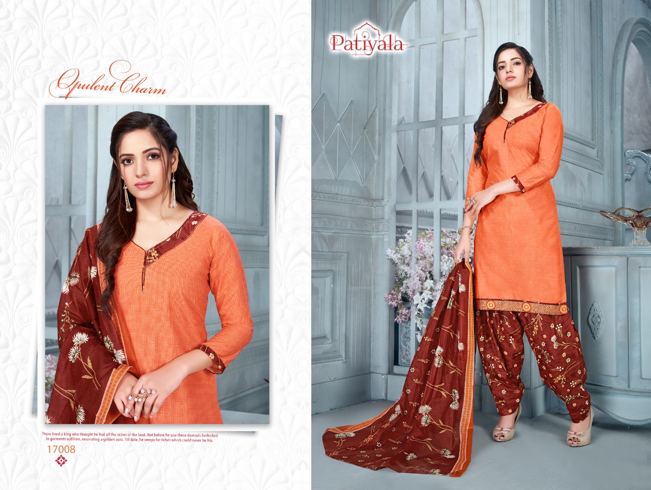 Patiyala Vol-17 By Ganesha 17001 To 17012 Series Beautiful Suits Stylish Fancy Colorful Casual Wear & Ethnic Wear Cotton Printed Dresses At Wholesale Price